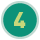 Icon of the number four, representing the fourth item in a list.