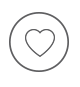 Icon of a heart denoting support